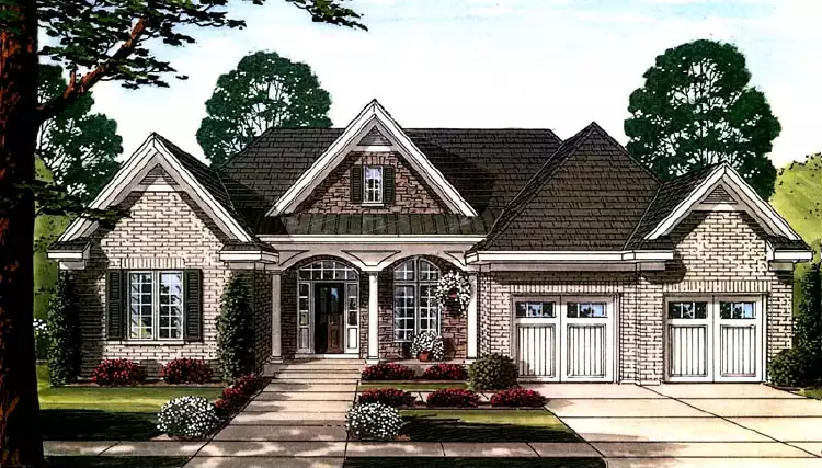 image of ranch house plan 7827